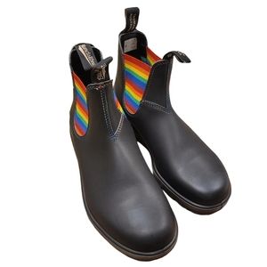 Blundstone 2105 Unisex Chelsea Ankle Boots Black Rainbow Leather US W10 M8 EU41